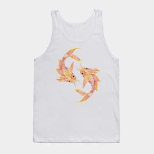 Golden fish Tank Top